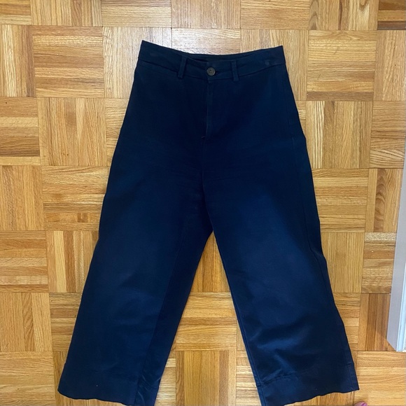 Frank & Oak-Nina Wide Leg Cropped Pant - Picture 2 of 5